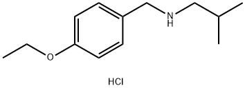 [(4-ethoxyphenyl)methyl](2-methylpropyl)amine hydrochloride 结构式