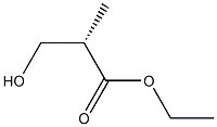 Propanoic acid, 3-hydroxy-2-methyl-, ethyl ester, (2S)- 结构式