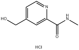 4-(hydroxymethyl)-N-methylpicolinamide 结构式