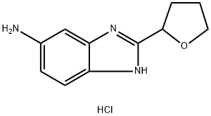 2-(噁戊环-2-基)-1H-1,3-苯并二唑-5-胺二盐酸 结构式