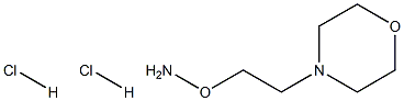 O-(2-MORPHOLINOETHYL)HYDROXYLAMINE DIHYDROCHLORIDE 结构式
