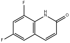 6,8-difluoroquinolin-2-one 结构式
