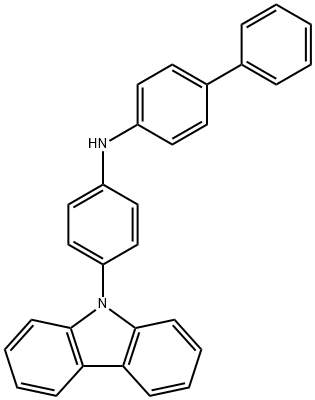 联苯-4-基-(4-咔唑-9-基-苯基)-胺 结构式