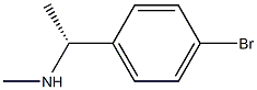 (R)-1-(4-溴苯基)-N-甲基乙胺 结构式