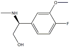 (2S)-2-(4-FLUORO-3-METHOXYPHENYL)-2-(METHYLAMINO)ETHAN-1-OL 结构式