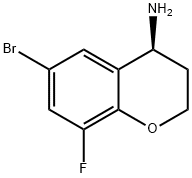 (S)-6-溴-8-氟色烯-4-胺 结构式