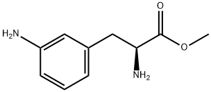 3-氨基-L-苯丙氨酸甲酯 结构式