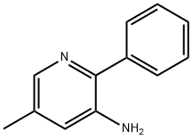 5-METHYL-2-PHENYLPYRIDIN-3-AMINE 结构式