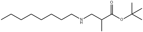 tert-butyl 2-methyl-3-(octylamino)propanoate 结构式