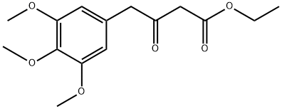 ethyl 3-oxo-4-(3,4,5-trimethoxyphenyl)butanoate 结构式