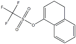3,4-二氢萘-1-基三氟甲磺酸酯 结构式