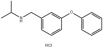 [(3-phenoxyphenyl)methyl](propan-2-yl)amine hydrochloride 结构式