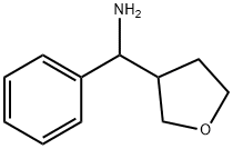 四氢呋喃-3-基(苯基)甲胺 结构式