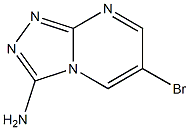 3-AMINO-6-BROMO-[1,2,4]TRIAZOLO[4,3-A]PYRIMIDINE 结构式