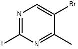 5-Bromo-2-iodo-4-methylpyrimidine 结构式