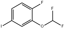 2-(difluoromethoxy)-1-fluoro-4-iodobenzene 结构式