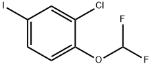 2-chloro-1-(difluoromethoxy)-4-iodobenzene 结构式