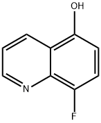 8-FLUOROQUINOLIN-5-OL 结构式