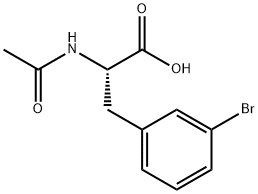N-乙酰基-DL-3-溴苯丙氨酸 结构式