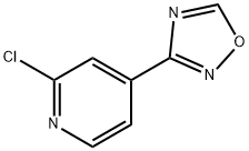 3-(2-氯吡啶-4-基)-1,2,4-恶二唑 结构式