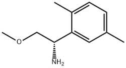 (S)-1-(2,5-二甲基苯基)-2-甲氧基乙-1-胺 结构式