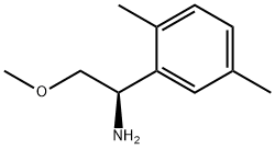 (R)-1-(2,5-二甲基苯基)-2-甲氧基乙-1-胺 结构式