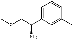 (1R)-2-METHOXY-1-(3-METHYLPHENYL)ETHAN-1-AMINE 结构式