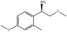 (1R)-2-METHOXY-1-(4-METHOXY-2-METHYLPHENYL)ETHYLAMINE 结构式