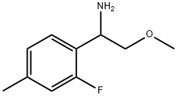 1-(2-FLUORO-4-METHYLPHENYL)-2-METHOXYETHYLAMINE 结构式