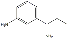 1-(3-AMINOPHENYL)-2-METHYLPROPYLAMINE 结构式