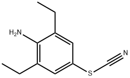 Thiocyanic acid, 4-amino-3,5-diethylphenyl ester 结构式