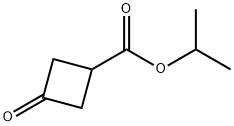 3-氧代环丁烷-1-羧酸异丙酯 结构式