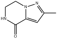 6,7-DIHYDRO-2-METHYLPYRAZOLO[1,5-A]PYRAZIN-4(5H)-ONE 结构式