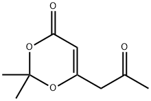 2,2-二甲基-6-(2-氧丙基)-4H-1,3-二恶英-4-酮 结构式