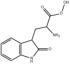 1H-Indole-3-propanoicacid, a-amino-2,3-dihydro-3-hydroxy-2-oxo- 结构式