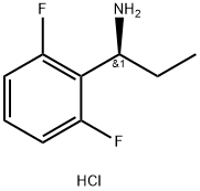 (R)-1-(2,6-DIFLUOROPHENYL)PROPAN-1-AMINE-HCl 结构式