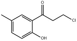 1-Propanone, 3-chloro-1-(2-hydroxy-5-methylphenyl)- 结构式