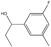 1-(3-fluoro-5-methylphenyl)propan-1-ol 结构式