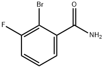 2-溴-3-氟苯甲酰胺 结构式