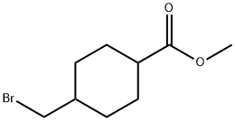 4-(溴甲基)环己烷羧酸甲酯 结构式