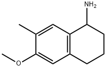 6-METHOXY-7-METHYL-1,2,3,4-TETRAHYDRONAPHTHYLAMINE 结构式