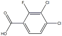 3,4-二氯-2-氟苯甲酸 结构式