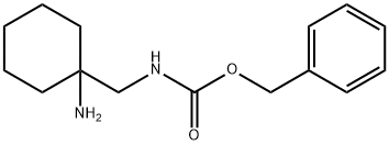 benzyl N-[(1-aminocyclohexyl)methyl]carbamate 结构式