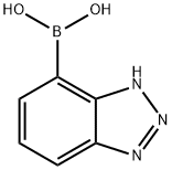 1H-苯并三唑-7-硼酸 结构式