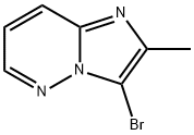 3-BROMO-2-METHYLIMIDAZO[1,2-B]PYRIDAZINE 结构式