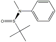 (R)-N-甲基-N-苯基叔丁基亚磺酰胺 结构式