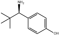 4-((1R)-1-AMINO-2,2-DIMETHYLPROPYL)PHENOL 结构式