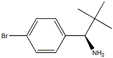 (1R)-1-(4-BROMOPHENYL)-2,2-DIMETHYLPROPYLAMINE 结构式