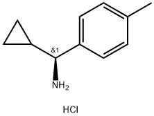 (S)-(4-甲基苯基)(环丙基)甲胺盐酸盐 结构式