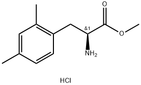 2,4-二甲基-L-苯丙氨酸甲酯盐酸盐 结构式